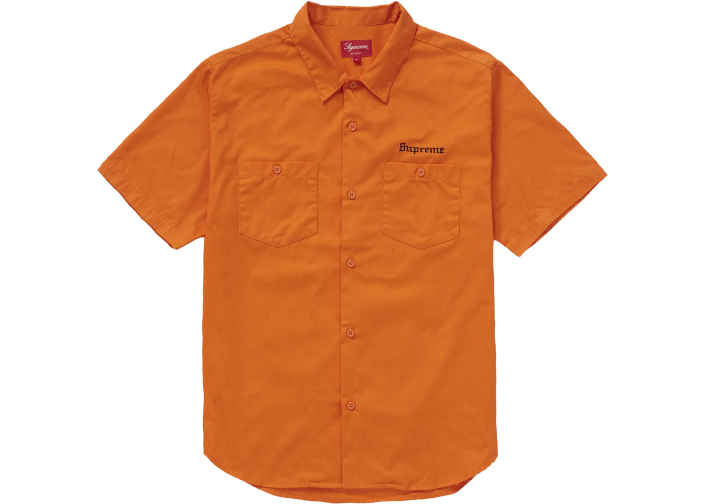 Supreme Sekintani La Norihiro Work Shirt Orange