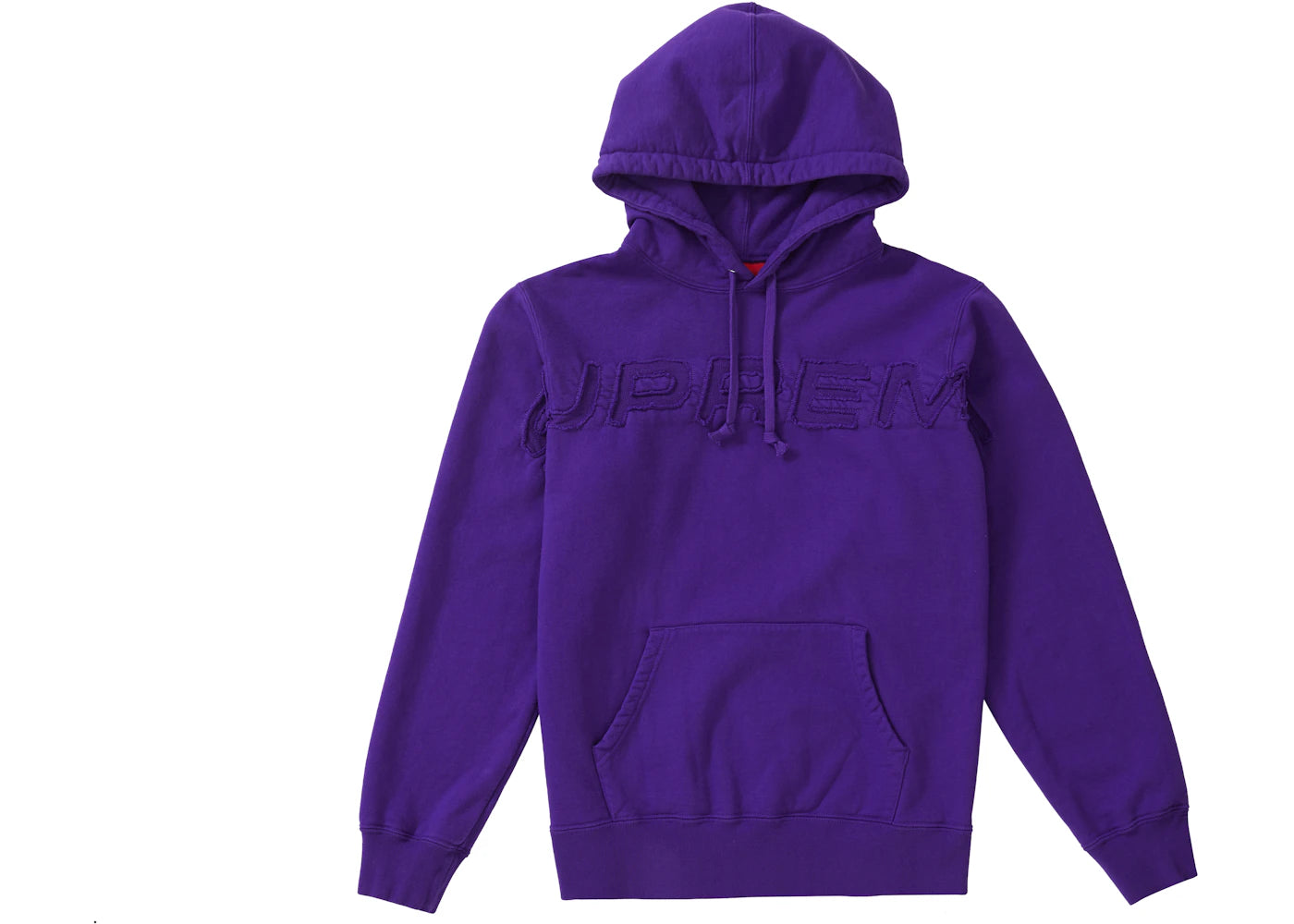 Supreme Set In Logo Hooded Sweatshirt Purple