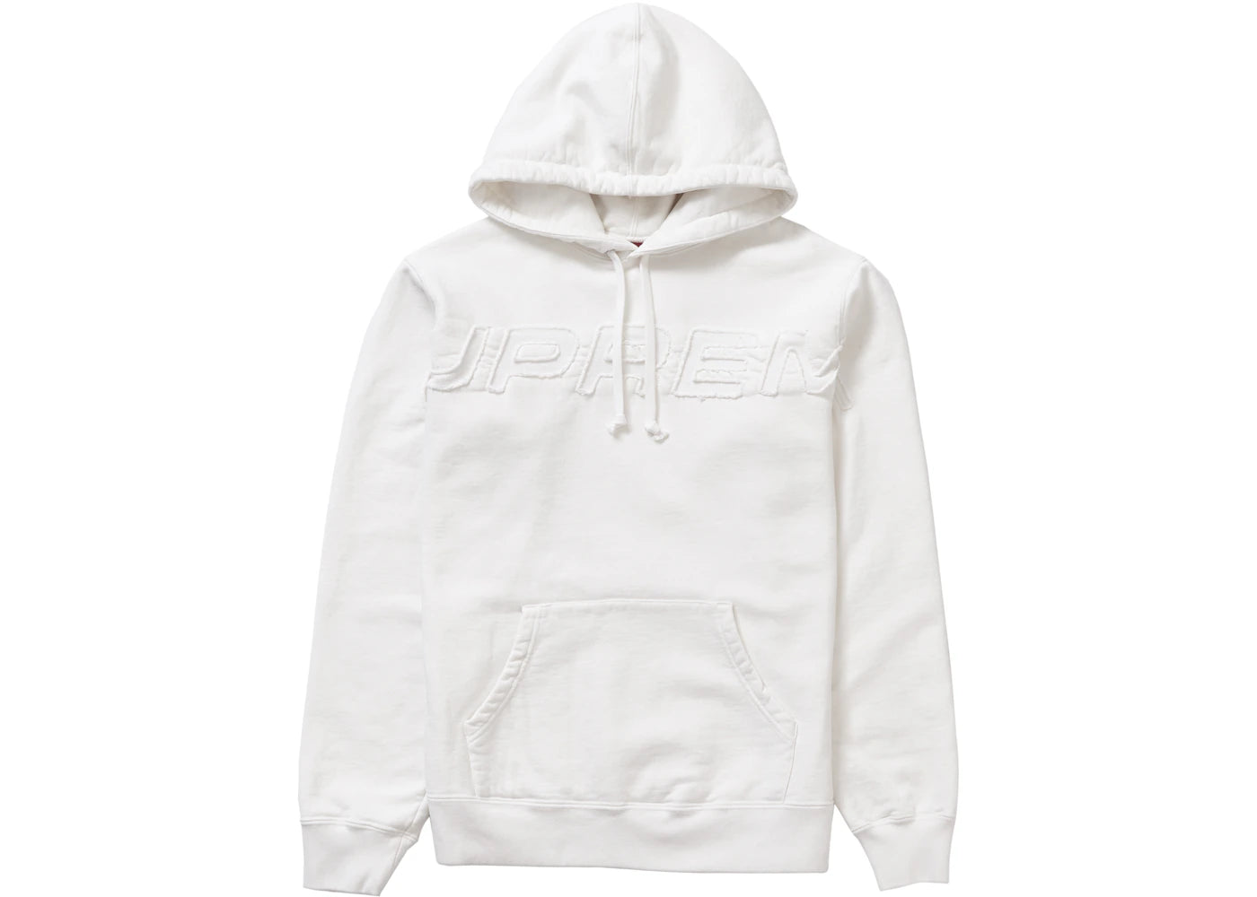 Supreme Set In Logo Hooded Sweatshirt White