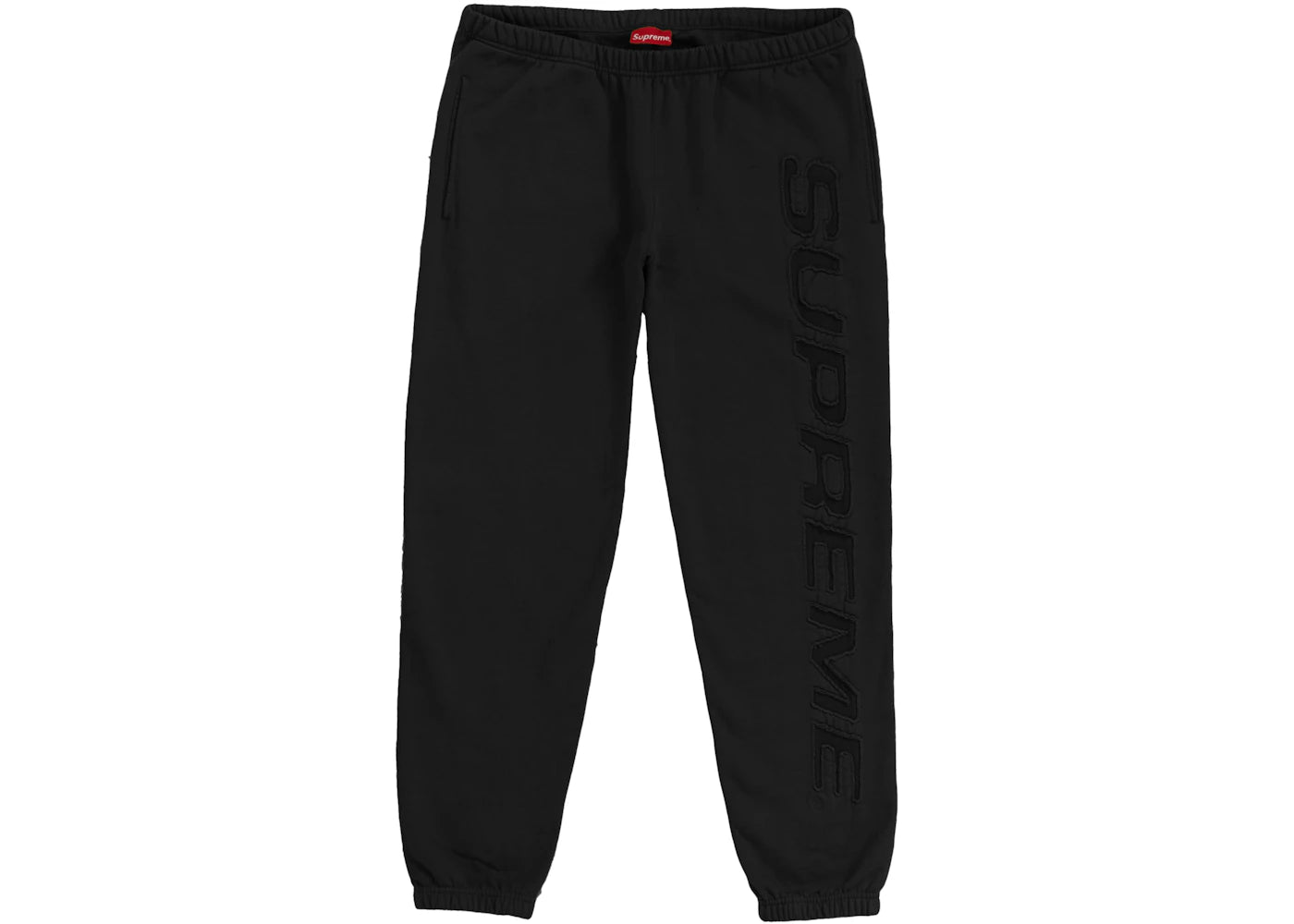 Supreme Set In Logo Sweatpant Black