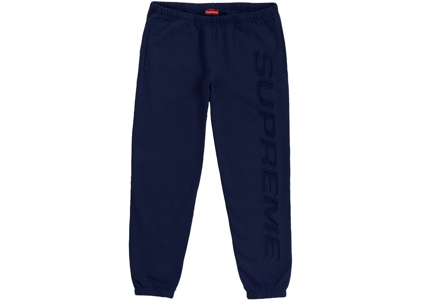 Supreme Set In Logo Sweatpant Navy