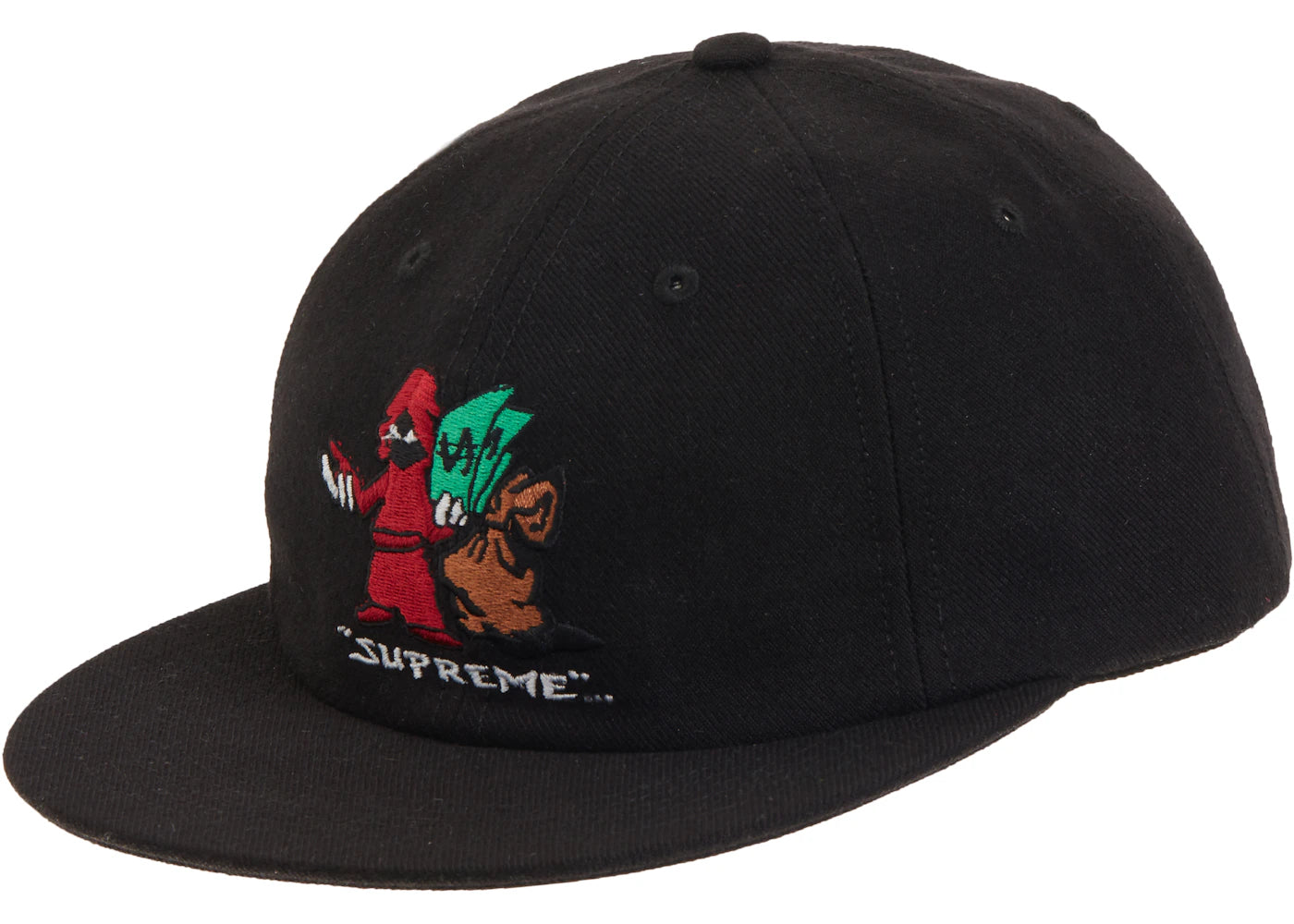 Supreme Shadow 6-Panel Black