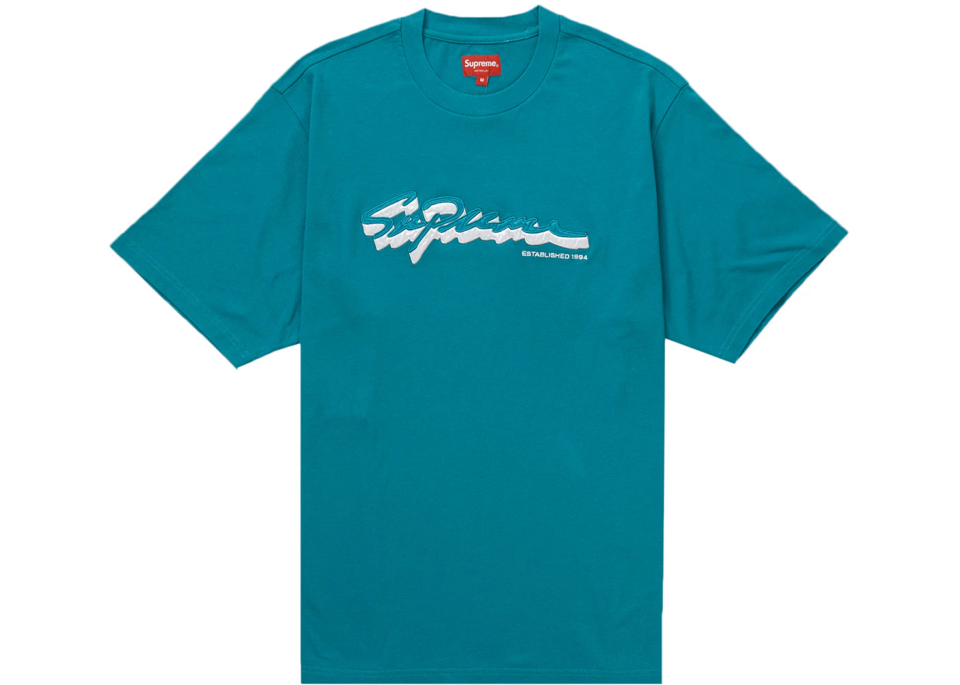 Supreme Shadow Script S/S Top Teal