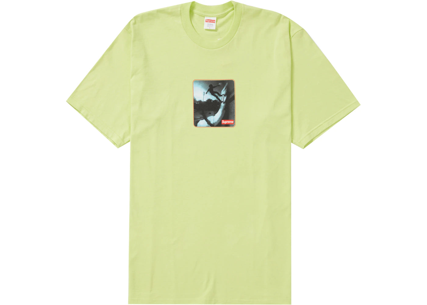 Supreme Shadow Tee Neon Green