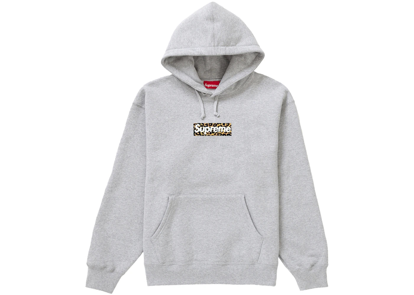 Supreme Shanghai Box Logo Hoodie Heather Grey