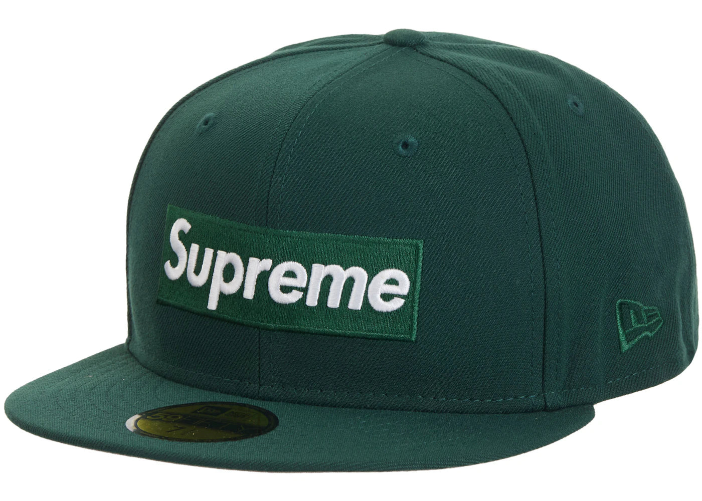 Supreme Sharpie Box Logo New Era Fitted Cap Green