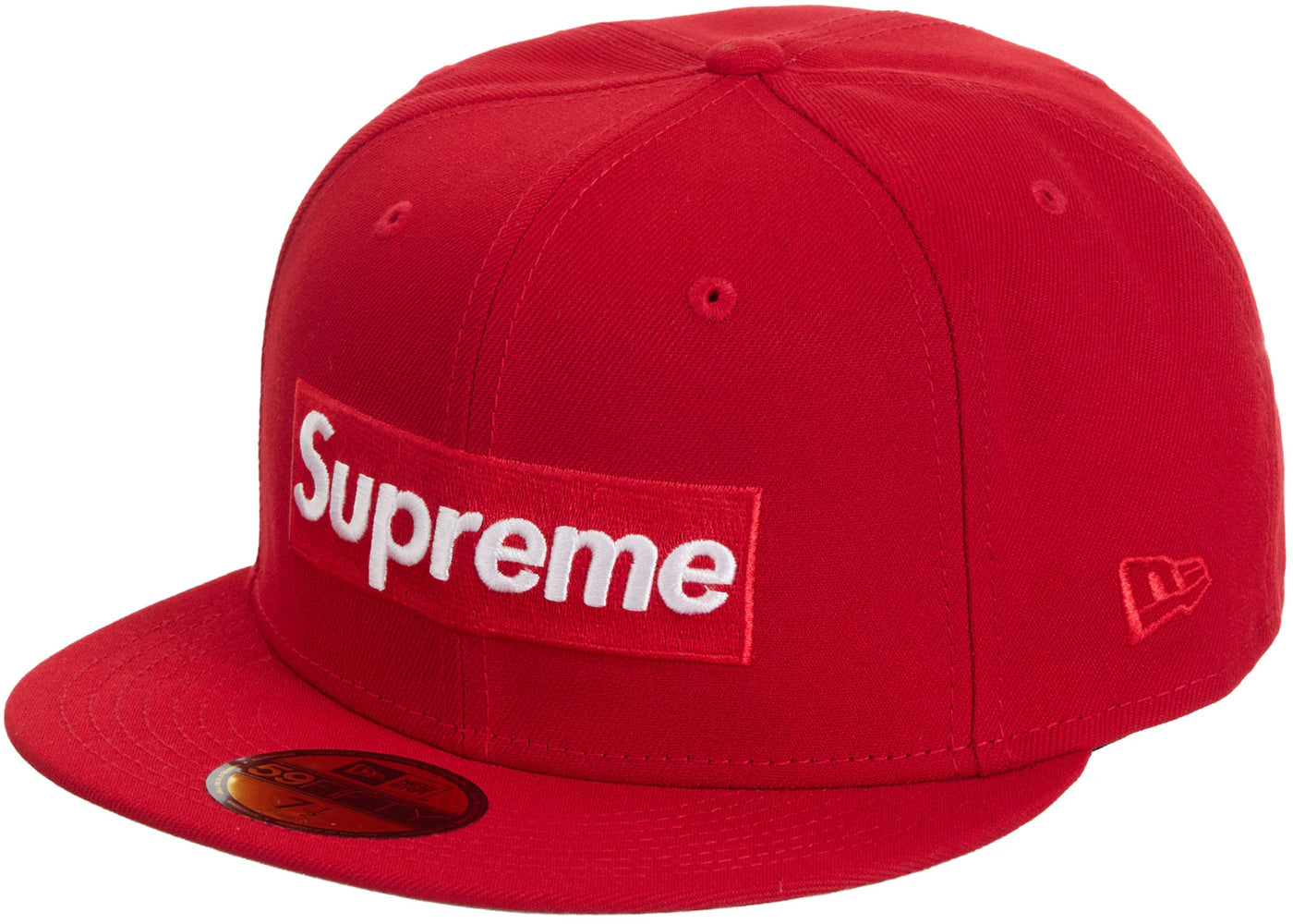 Supreme Sharpie Box Logo New Era Fitted Cap Red