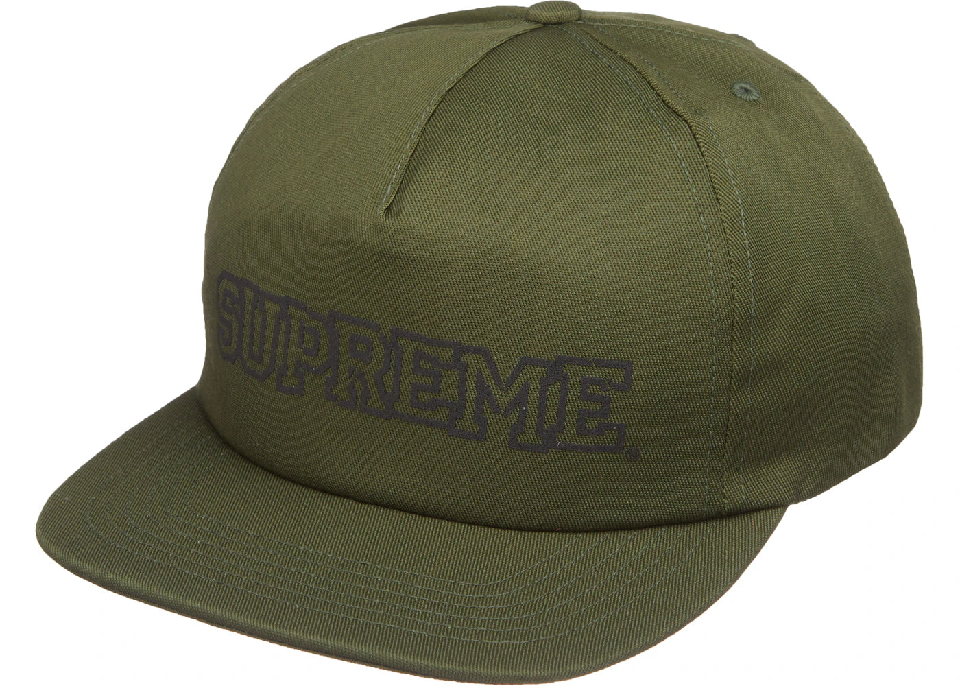 Supreme Shattered Logo 5-Panel Olive