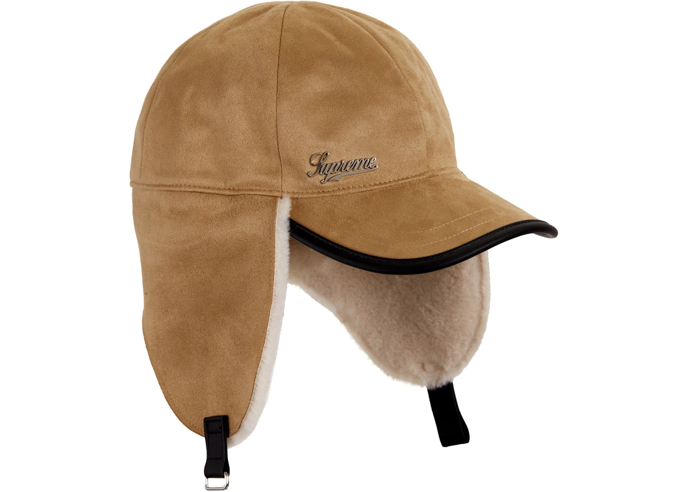 Supreme Shearling Earflap 6-Panel Brown