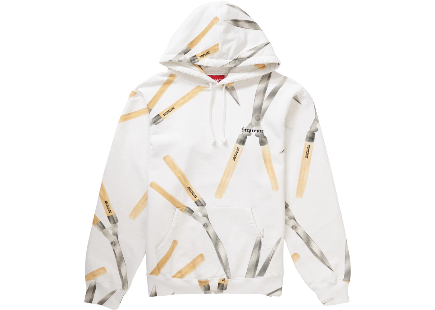 Supreme Shears Hooded Sweatshirt White