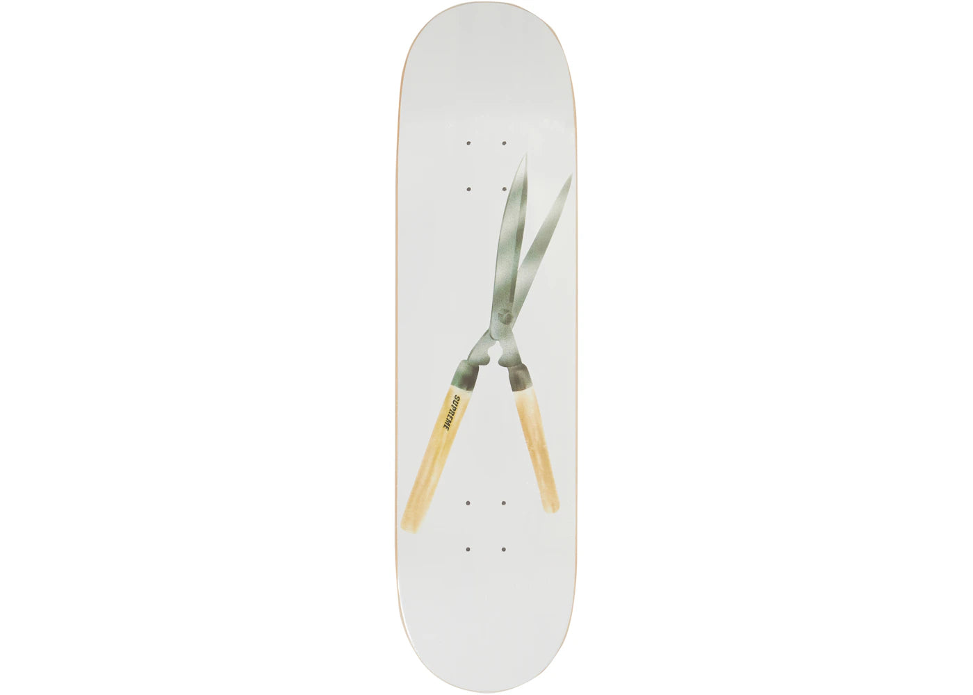 Supreme Shears Skateboard Deck White