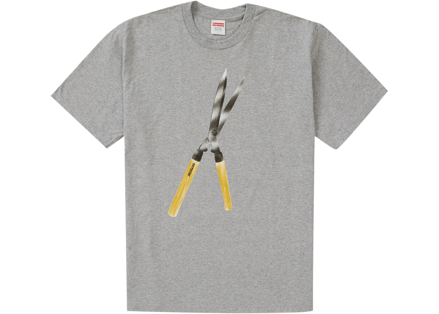 Supreme Shears Tee Heather Grey