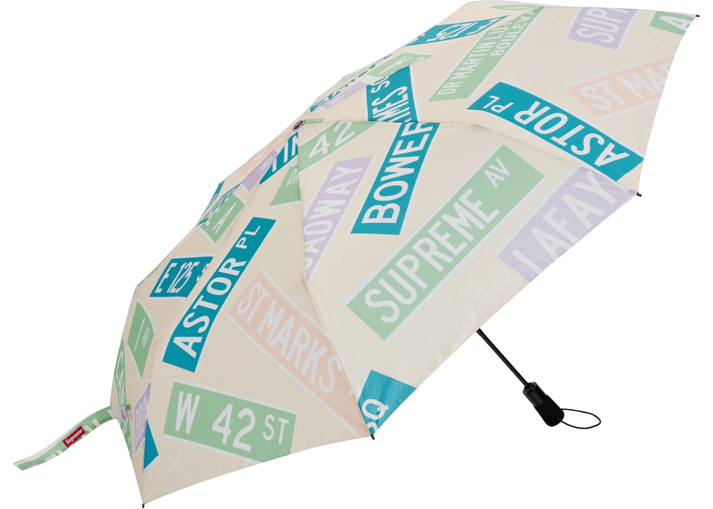 Supreme ShedRain Street Signs Umbrella Natural