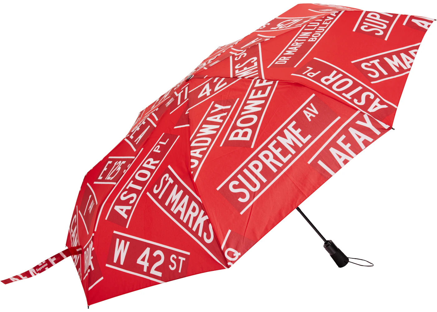 Supreme ShedRain Street Signs Umbrella Red