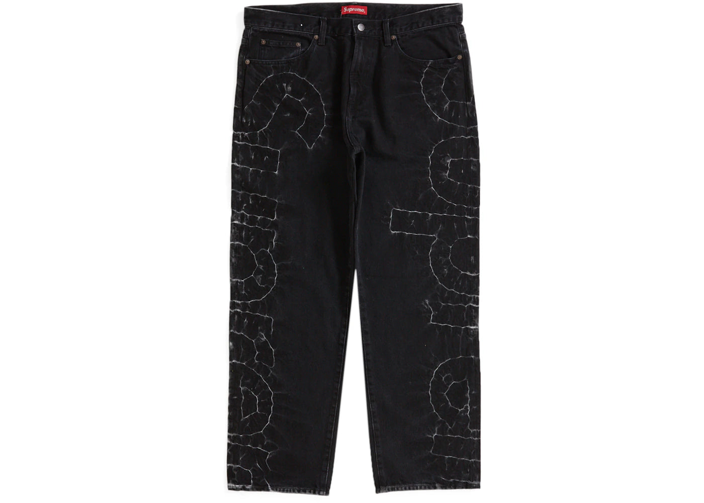 Supreme Shibori Loose Fit Jean Black