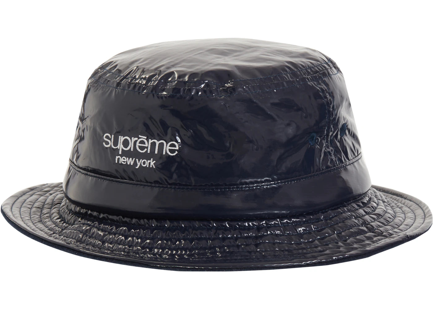 Supreme Shiny Nylon Crusher Navy