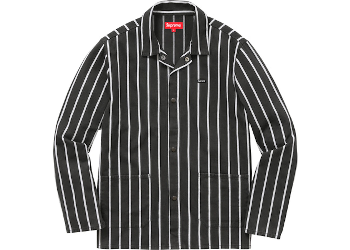 Supreme Shop Jacket Black/White