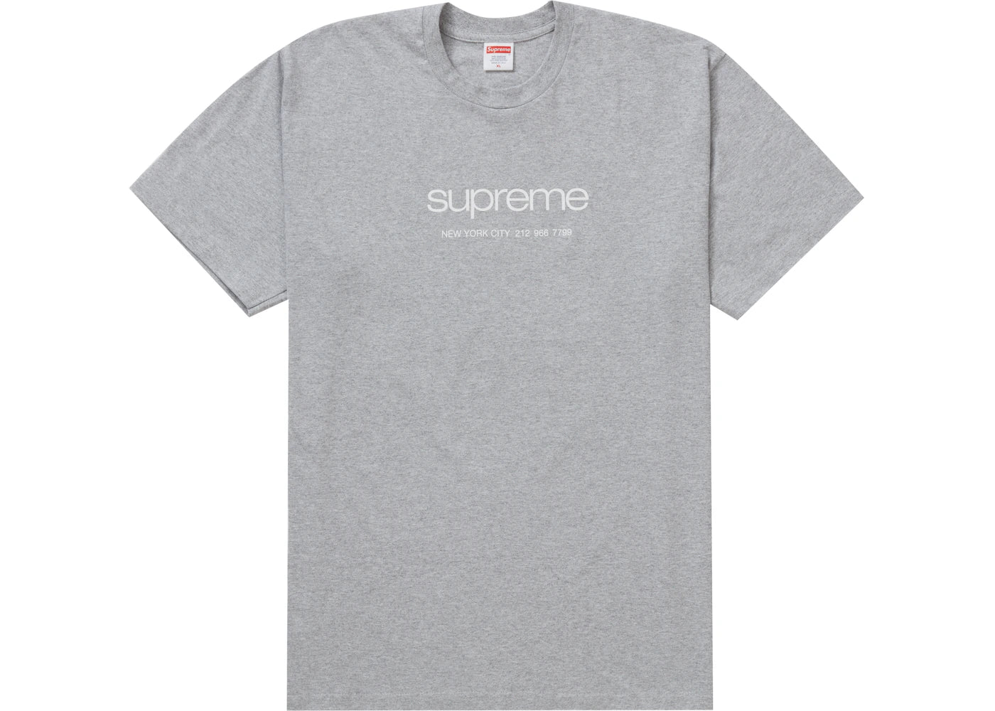 Supreme Shop Tee Heather Grey
