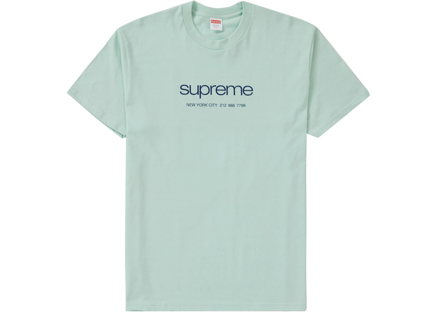 Supreme Shop Tee Light Teal