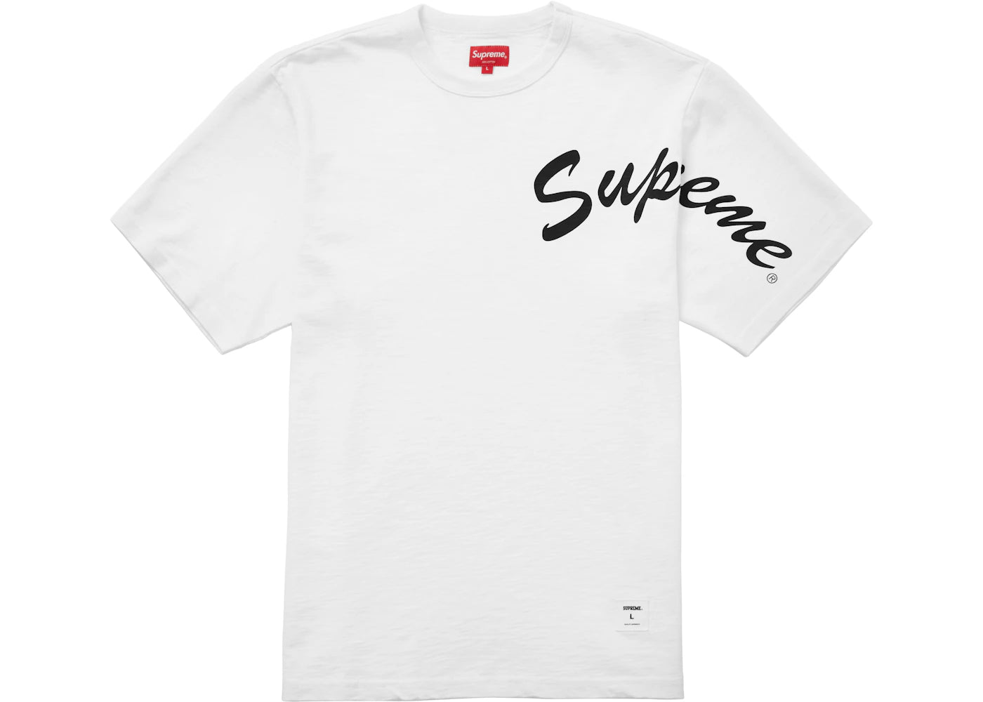 Supreme Shoulder Arc S/S Top White