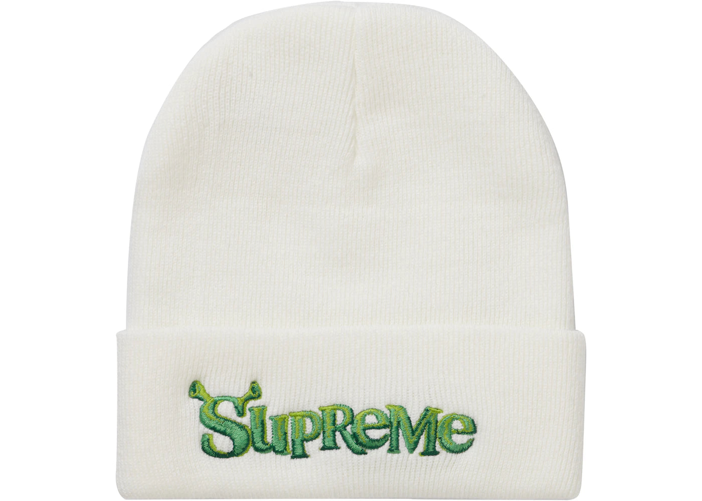 Supreme Shrek Beanie White