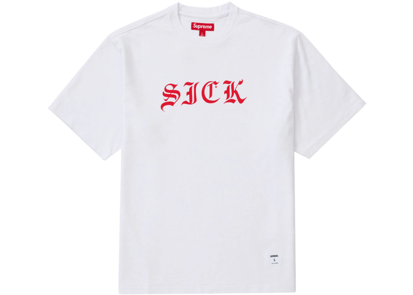 Supreme Sick S/S Top White