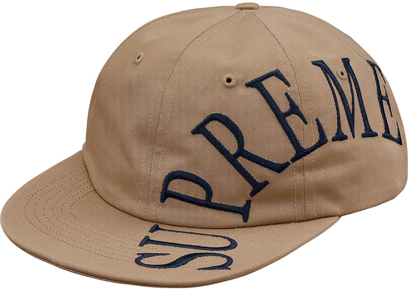 Supreme Side Arc 6-Panel Tan