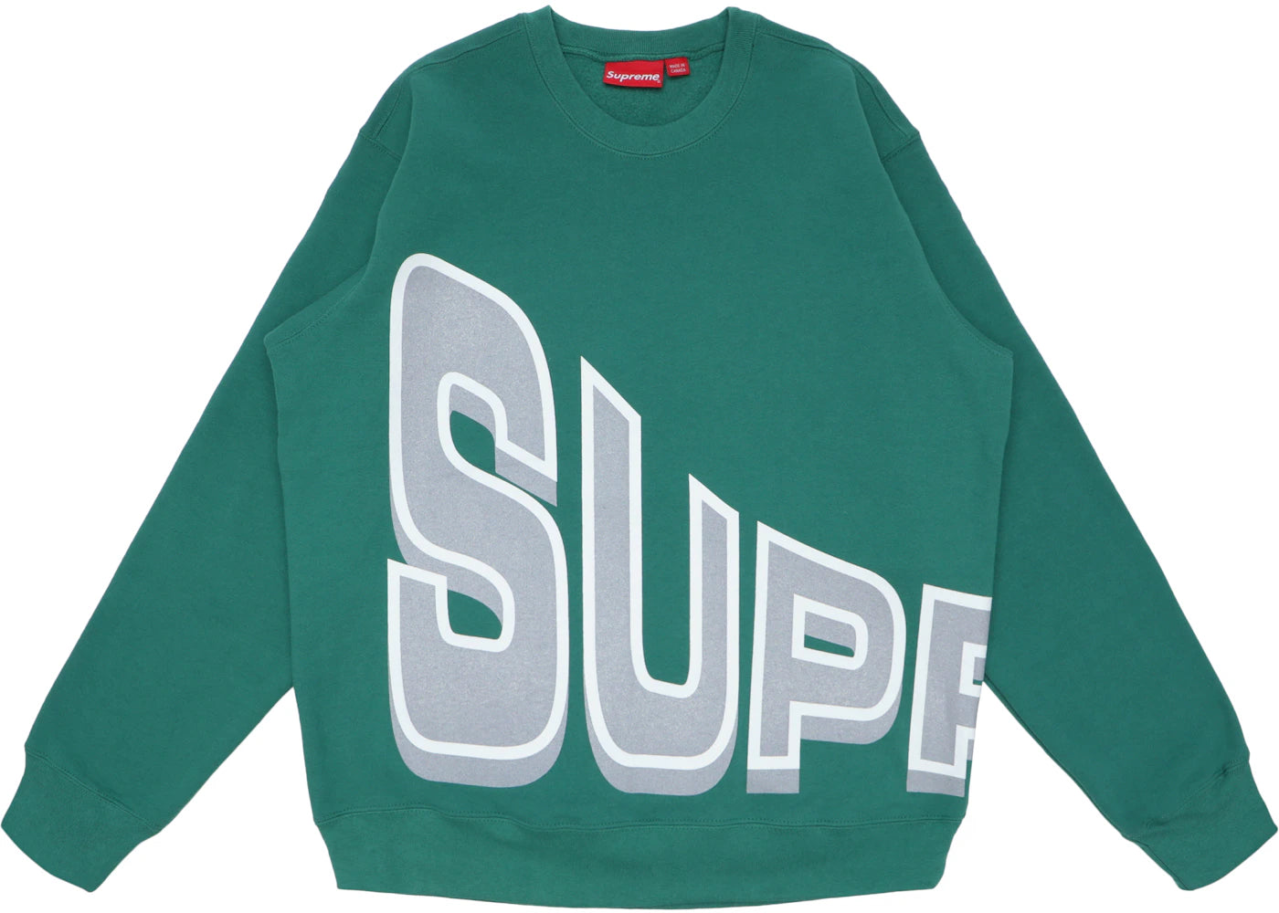 Supreme Side Arc Crewneck Light Pine