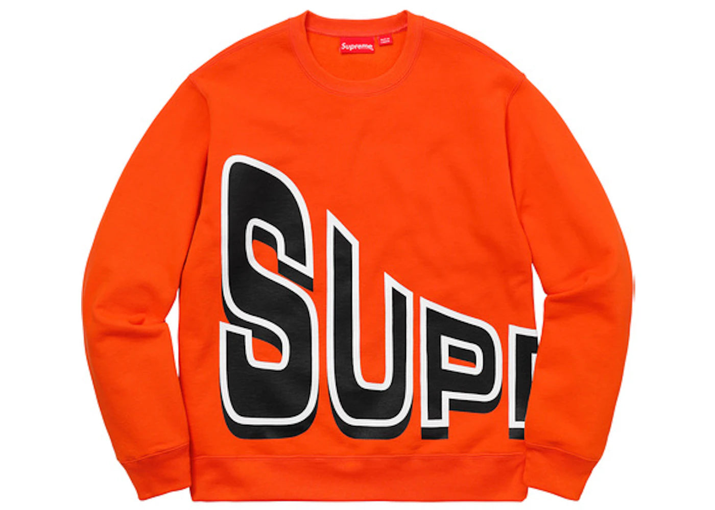 Supreme Side Arc Crewneck Dark Orange