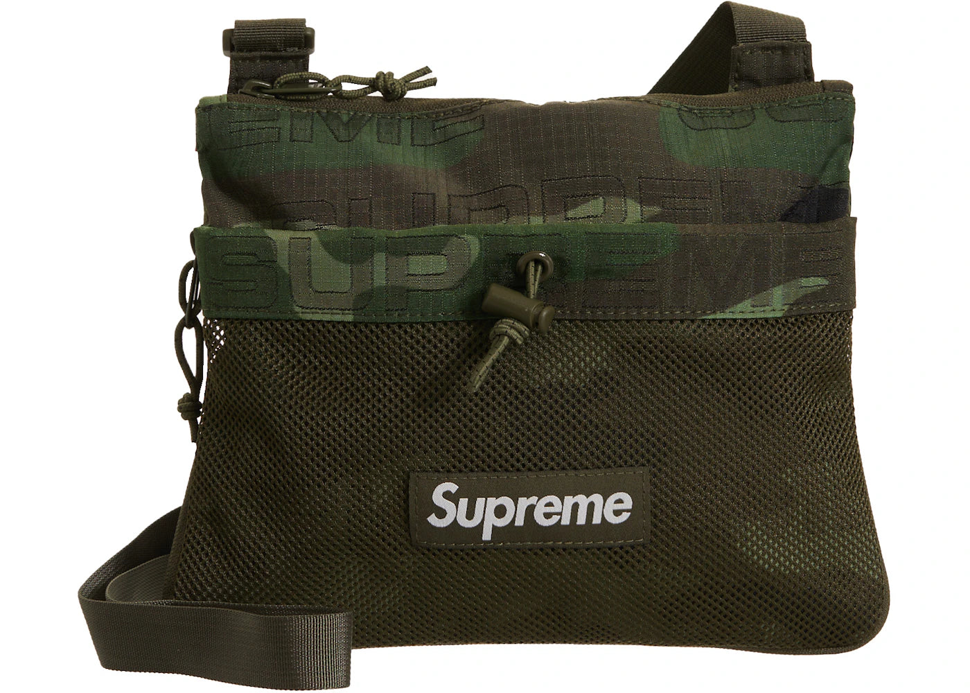 Supreme Side Bag Woodland Camo