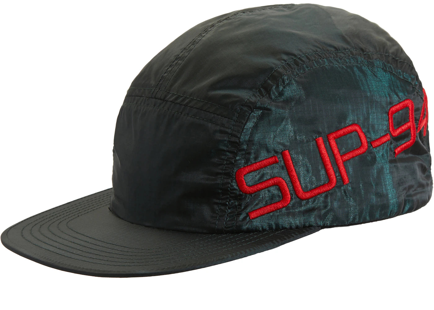 Supreme Side Logo Camp Cap Green