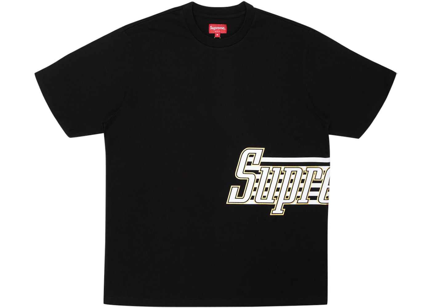 Supreme Side Logo S/S Top Black