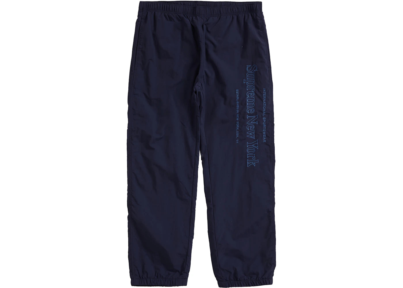 Supreme Side Logo Track Pant Navy