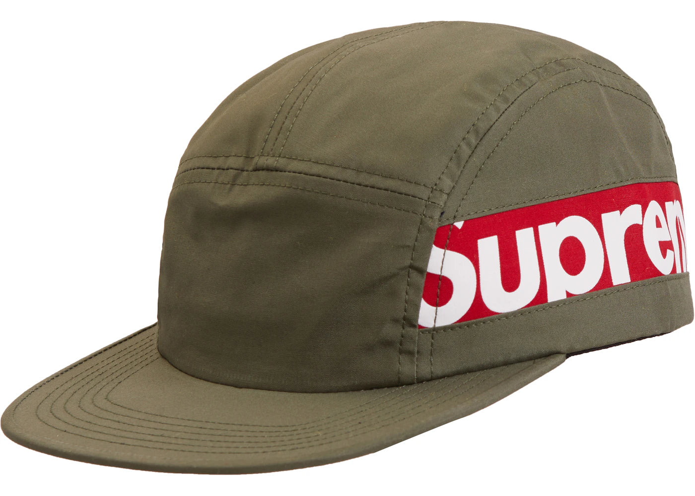 Supreme Side Panel Camp Cap Olive