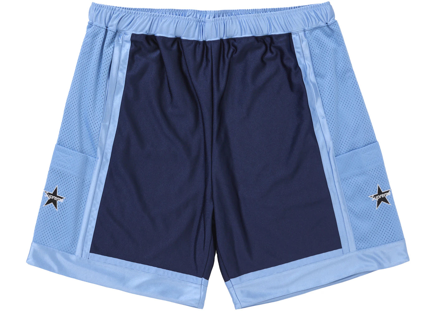 Supreme Side Pocket Basketball Short Blue