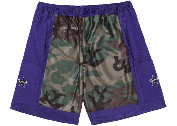 Supreme Side Pocket Basketball Short Woodland Camo – Side Kicks