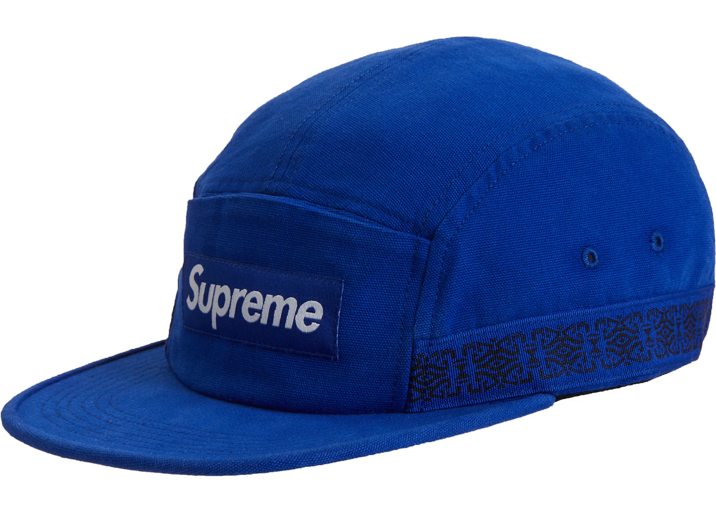 Supreme Side Tape Camp Cap Royal