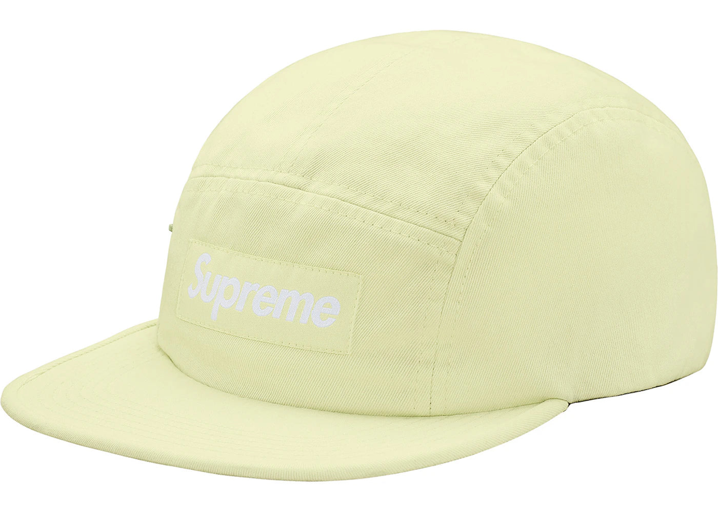 Supreme Side Zip Camp Cap Pale Lime
