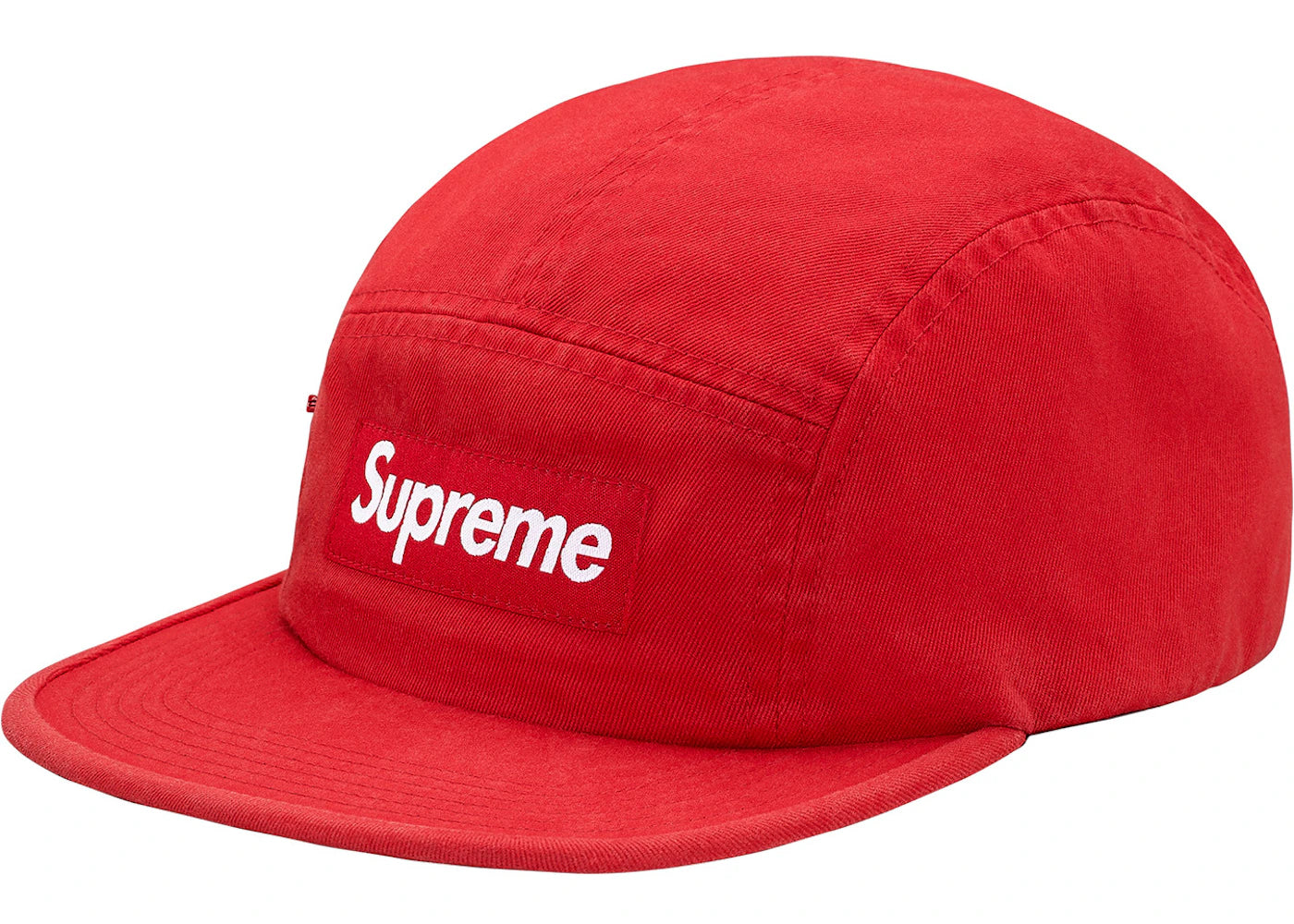 Supreme Side Zip Camp Cap Red