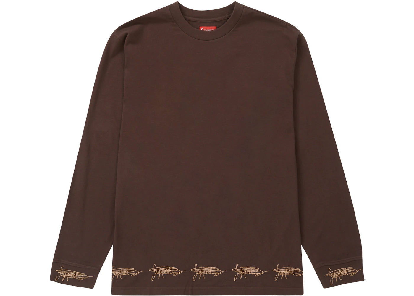 Supreme Signature L/S Top Dark Brown