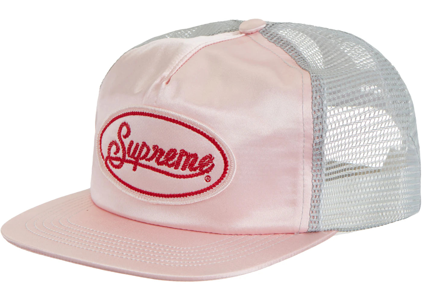 Supreme Silk Mesh Back 5-Panel Dusty Pink