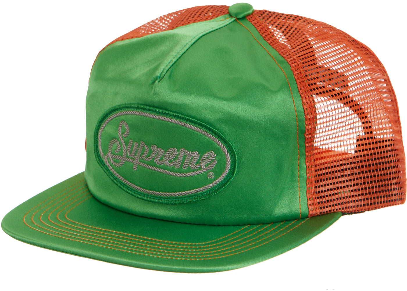 Supreme Silk Mesh Back 5-Panel Green