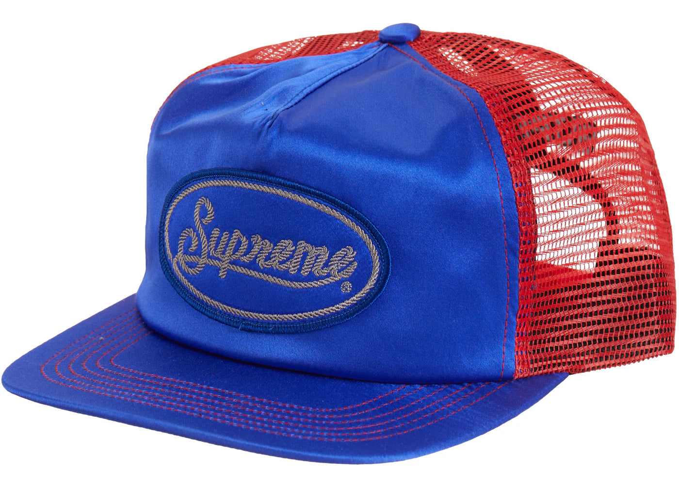 Supreme Silk Mesh Back 5-Panel Royal