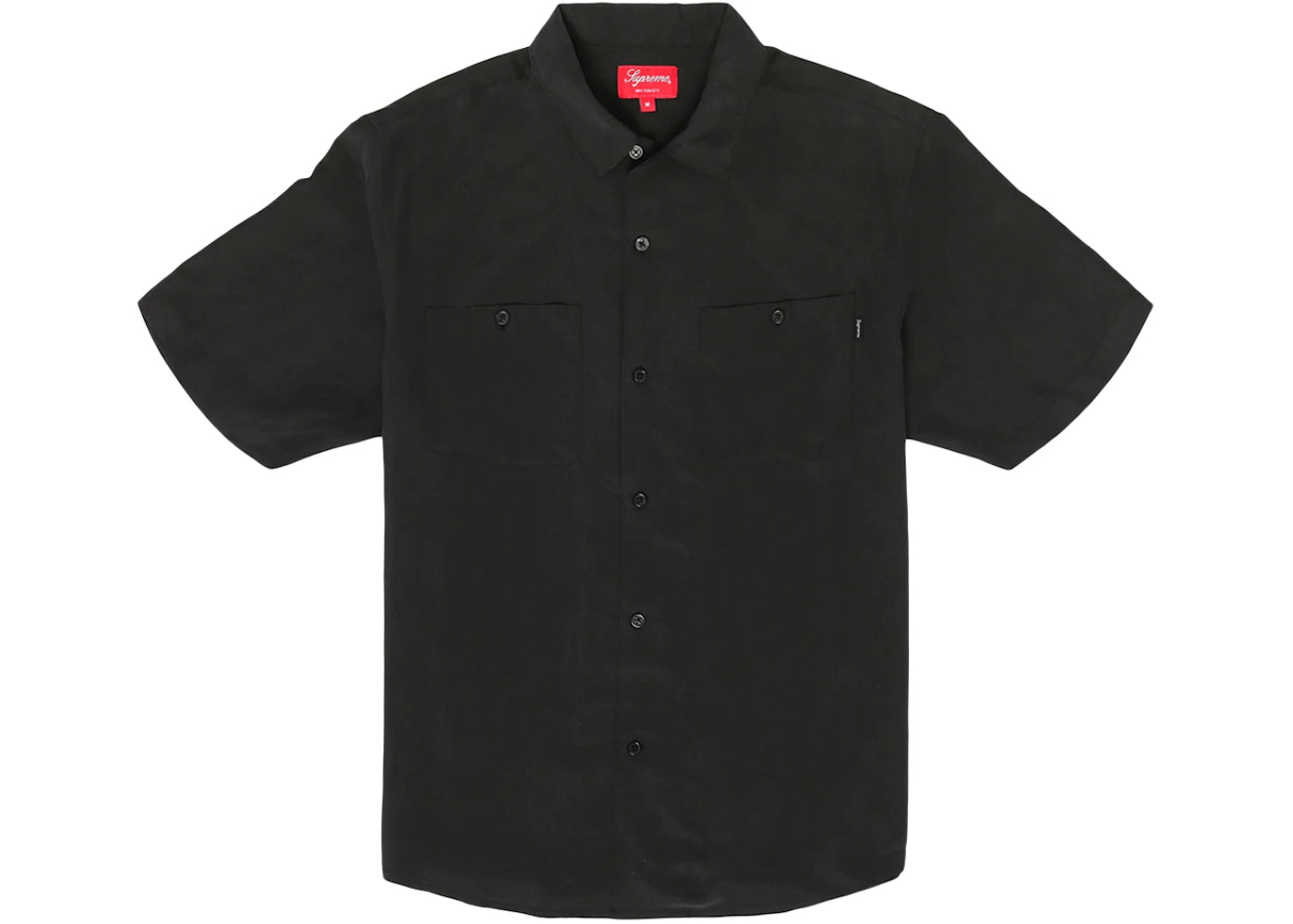 Supreme Silk S/S Work Shirt Black