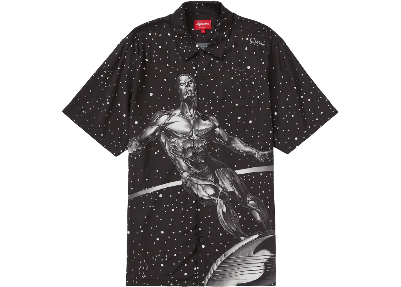 Supreme Silver Surfer S/S Shirt Black