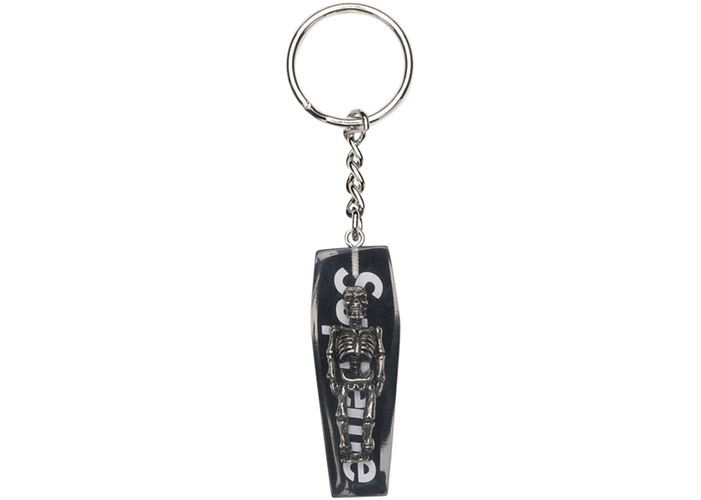 Supreme Skeleton Keychain Black