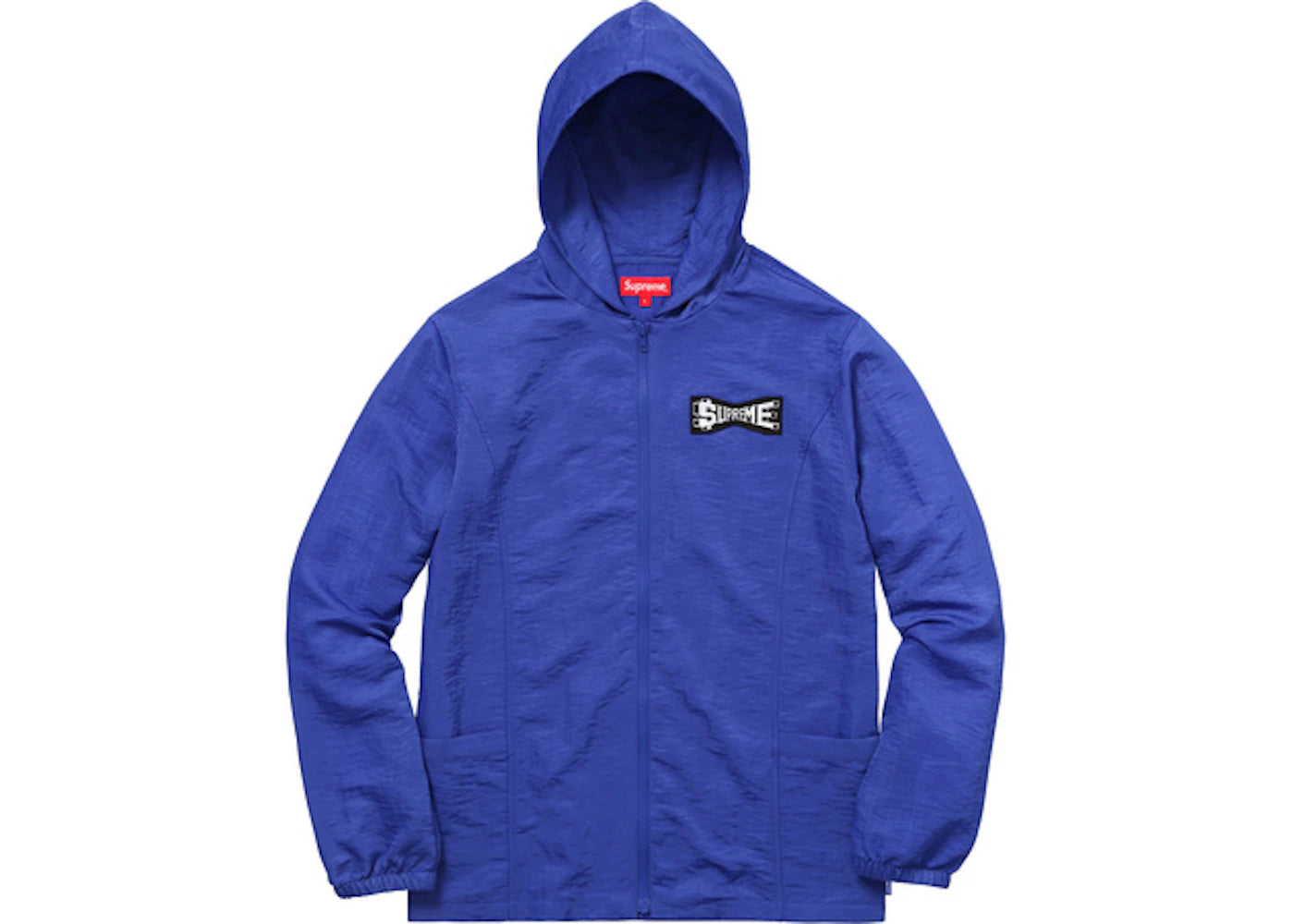 Supreme Skew Hooded Nylon Jacket Royal