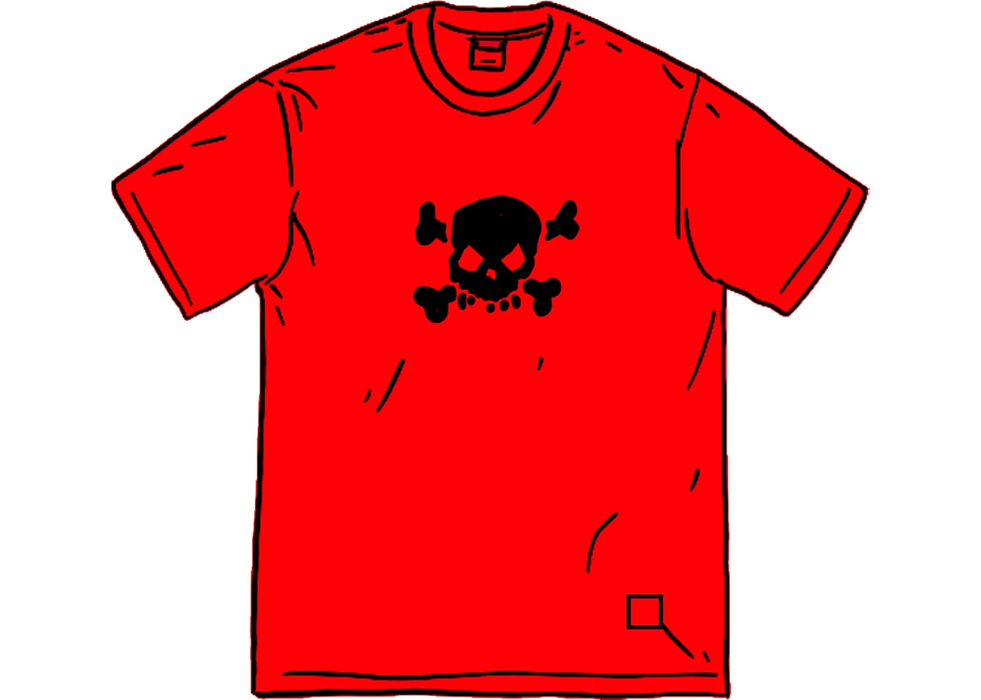 Supreme Skull S/S Top Red