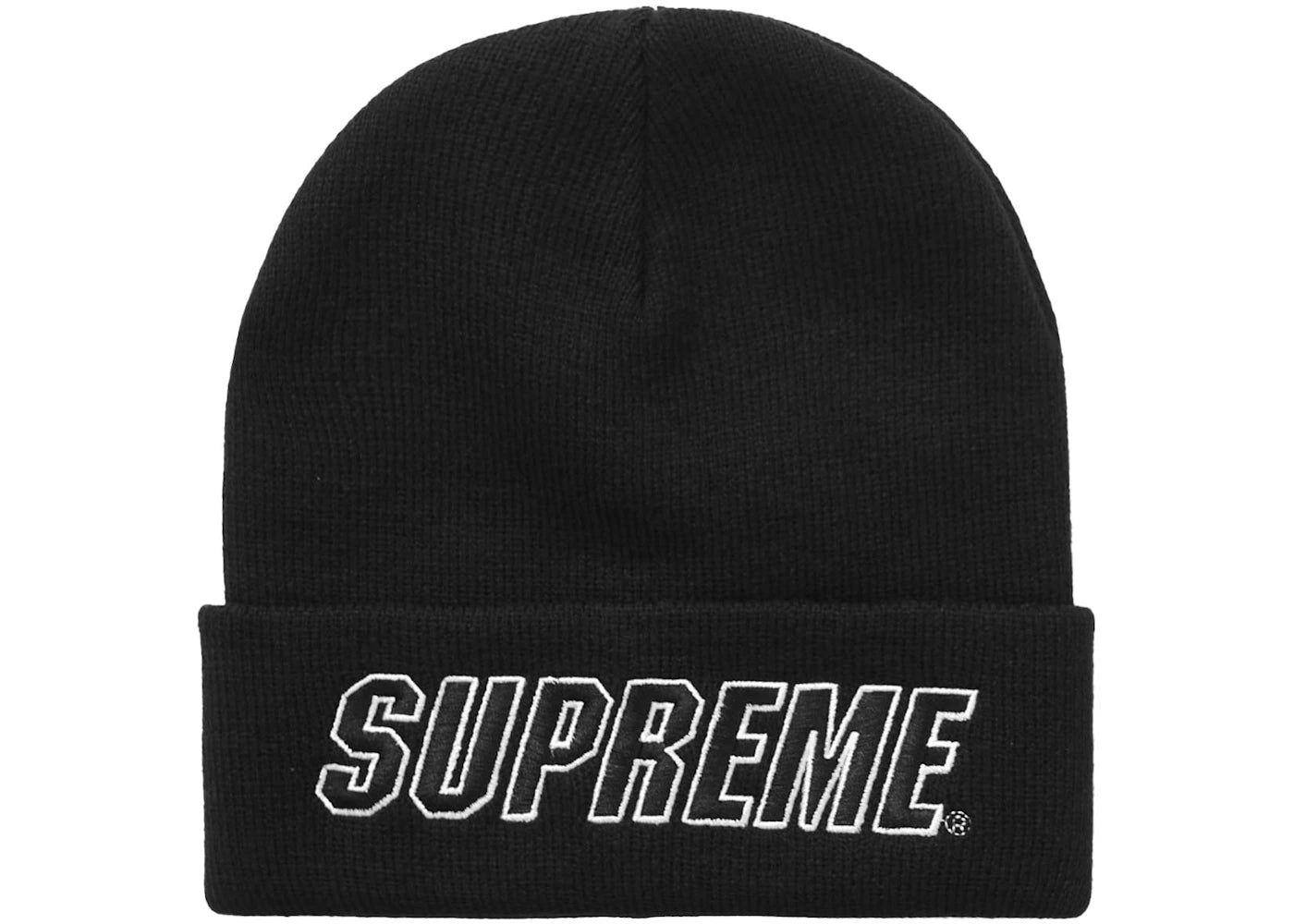 Supreme Slant Beanie Black