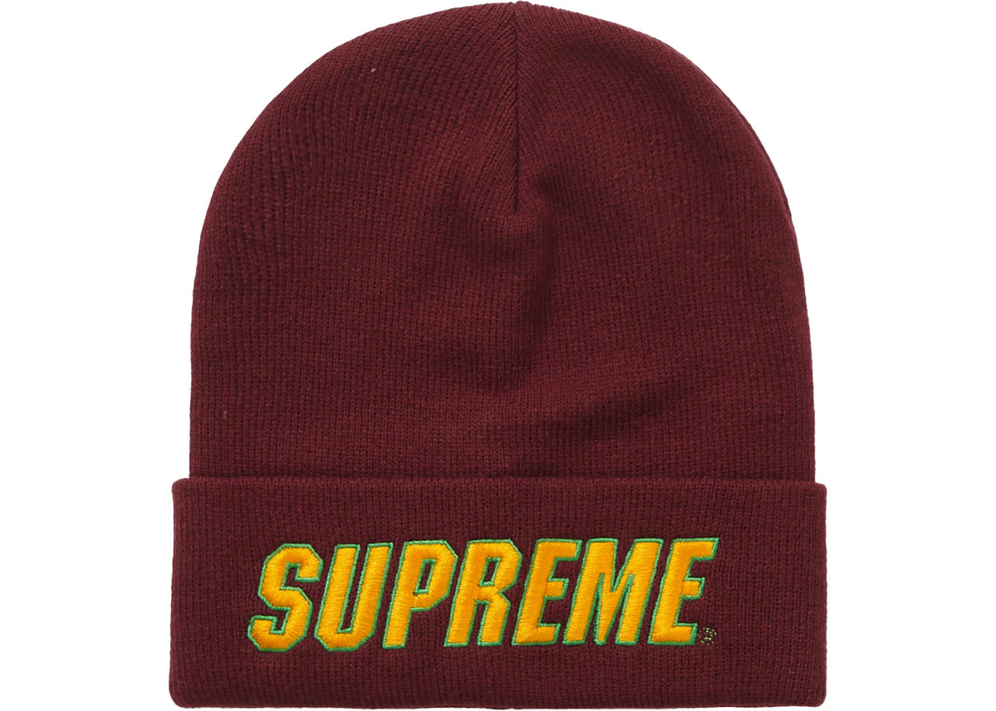 Supreme Slant Beanie Burgundy